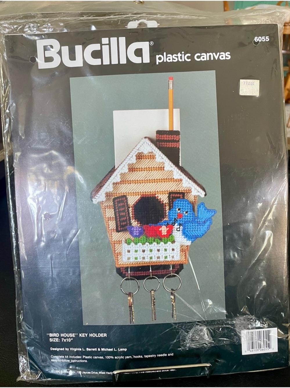 Bucilla Bird House Key Holder Plastic Canvas Kit #6056